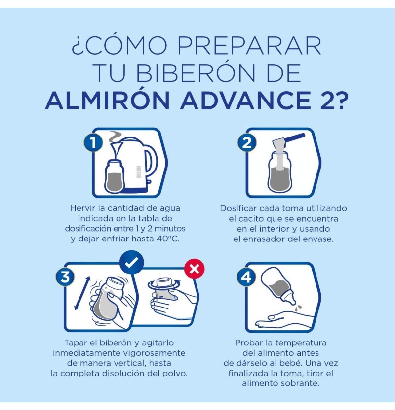 Almiron Advance + Pronutra 2 (1 Envase 800 g) - Danonenutricia
