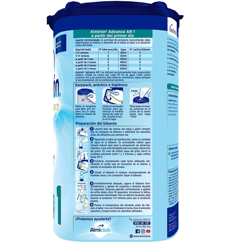 Almiron Ar 1 800 g - Danonenutricia