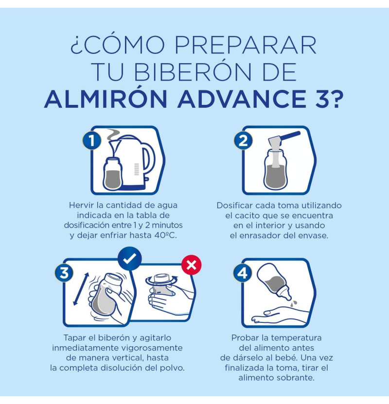 Almiron Advance + Pronutra 3 (1 Envase 800 g) - Danonenutricia