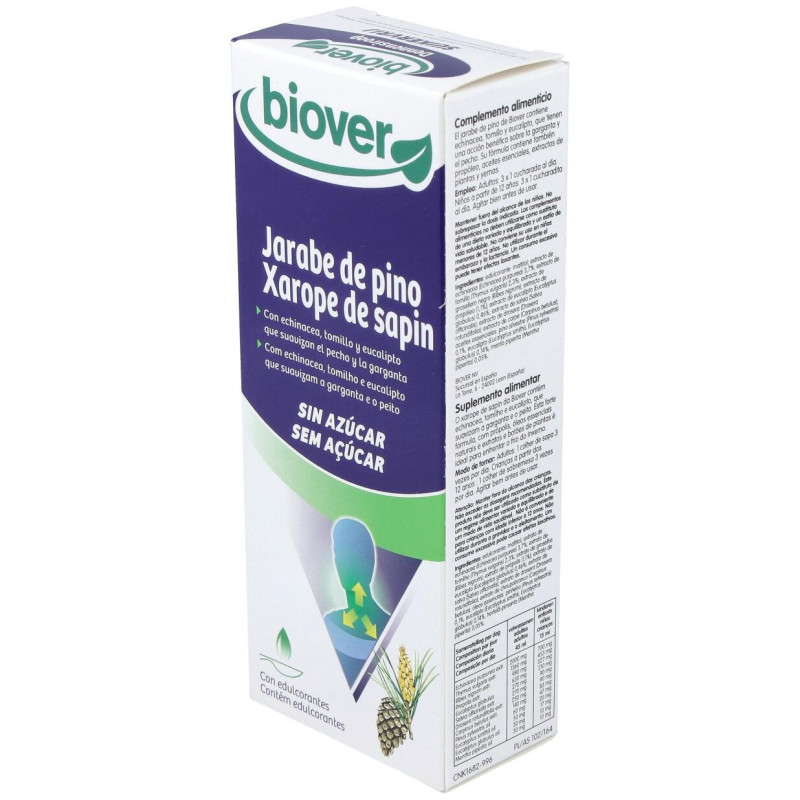 Xarope de Pino sin Azucar 150ml - Biover