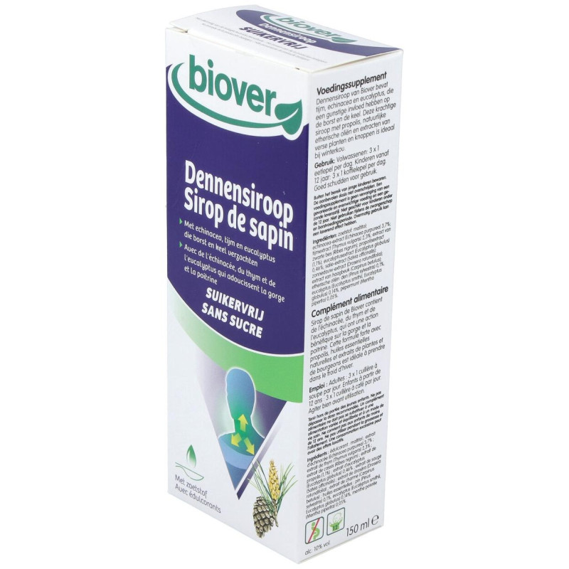 Xarope de Pino sin Azucar 150ml - Biover