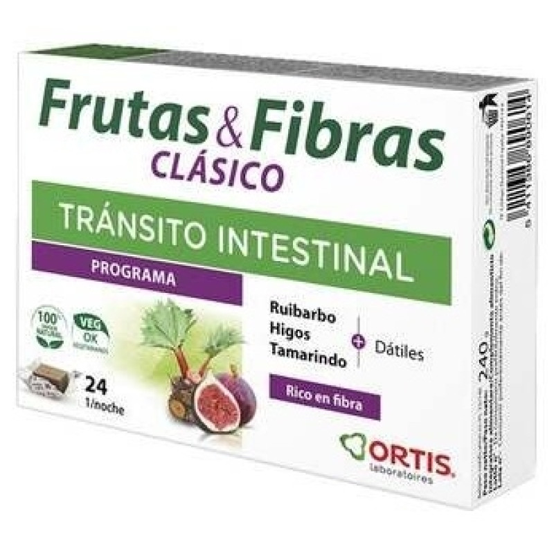 Fruits Et Fibres Programme 24 Cubes À Mâcher - Ortis