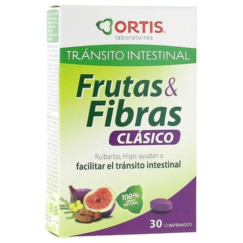 Fruits & Fibres Transit Intestinal 30 Comprims - Ortis