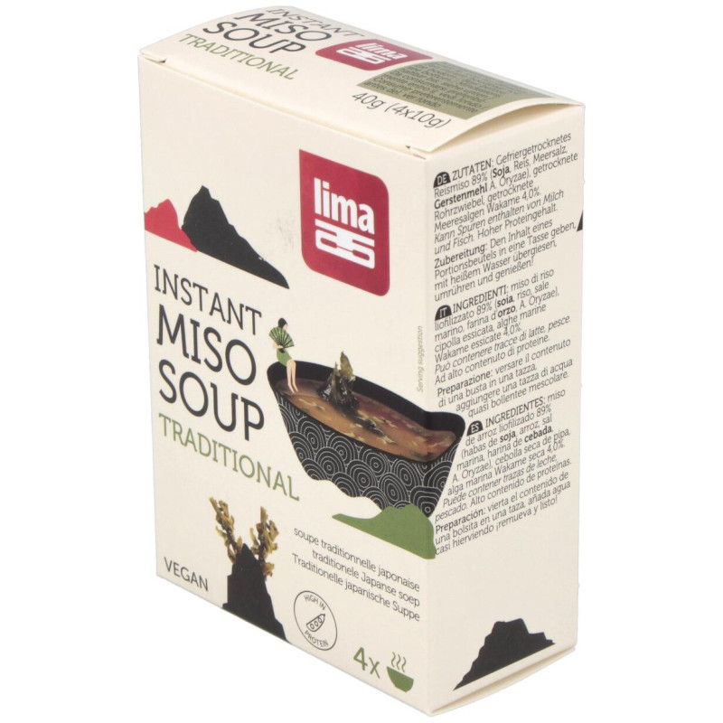 Sopa Miso Tradicional Instantanea 4Sbrs. Bio Vegan