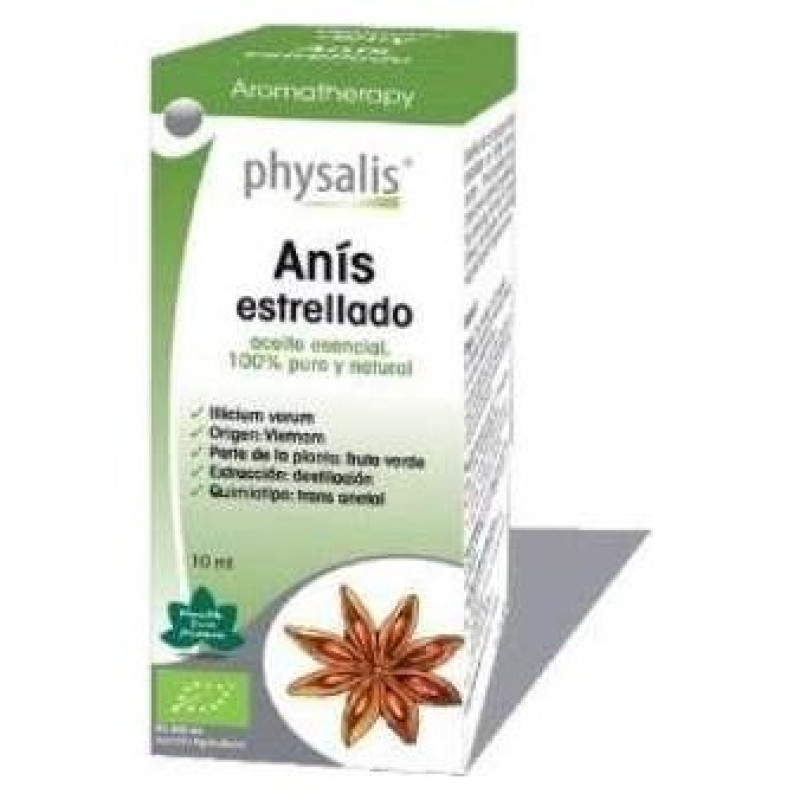 Physalis Aceite Esencial De Anís Estrellado Bio 10Ml