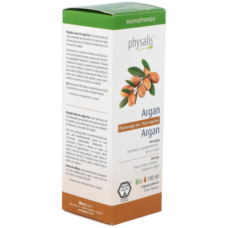 Aceite Vegetal de Argán Bio 100ml - Physalis