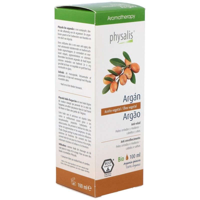 Aceite Vegetal de Argán Bio 100ml - Physalis