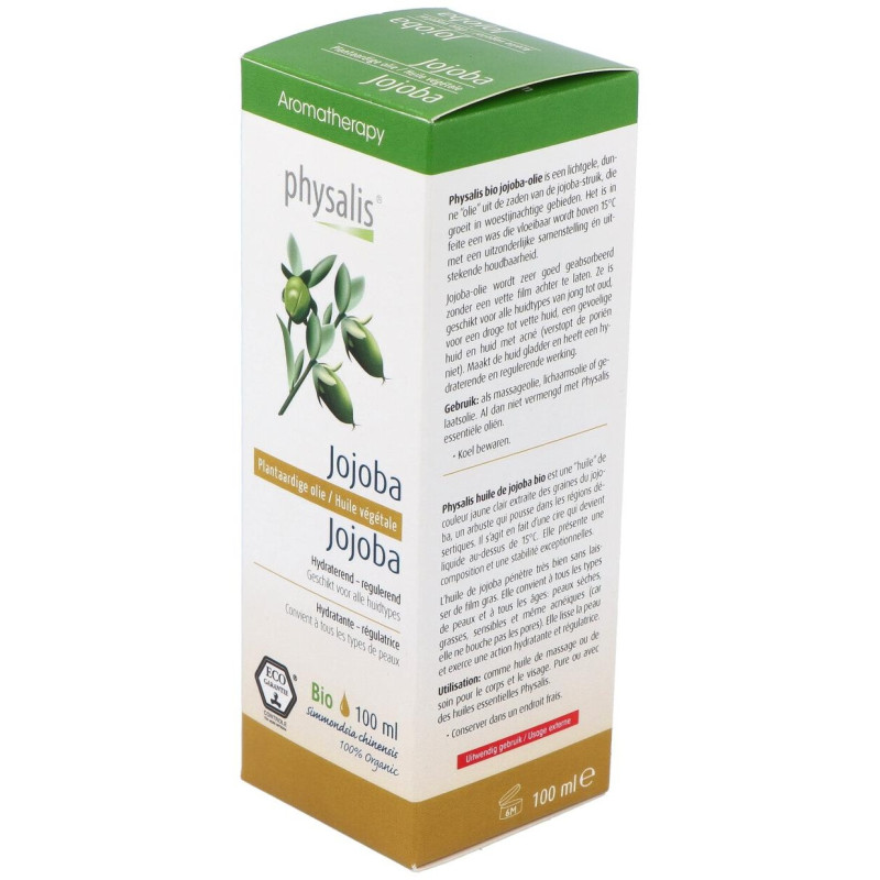 Aceite Vegetal de Jojoba Bio 100ml - Physalis