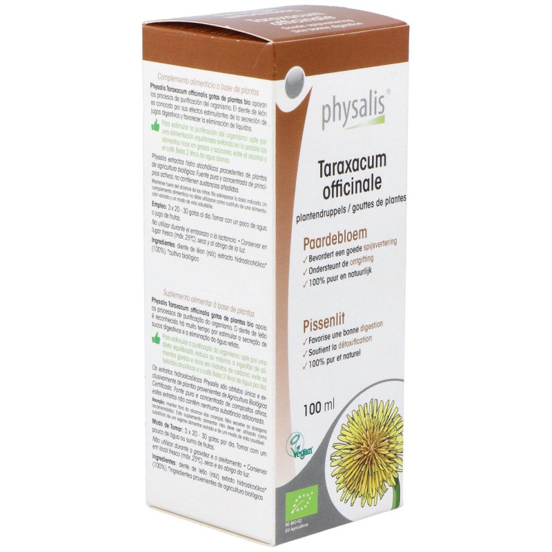 Physalis Diente De León Extracto Hidroalcoholico Bio 100Ml