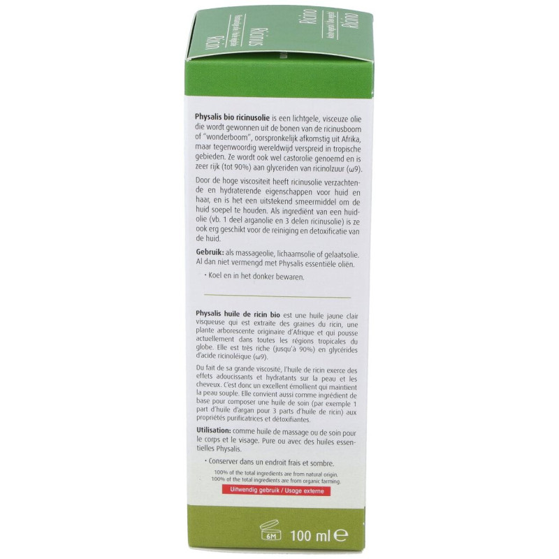Aceite de Ricino 100 ml - Physalis