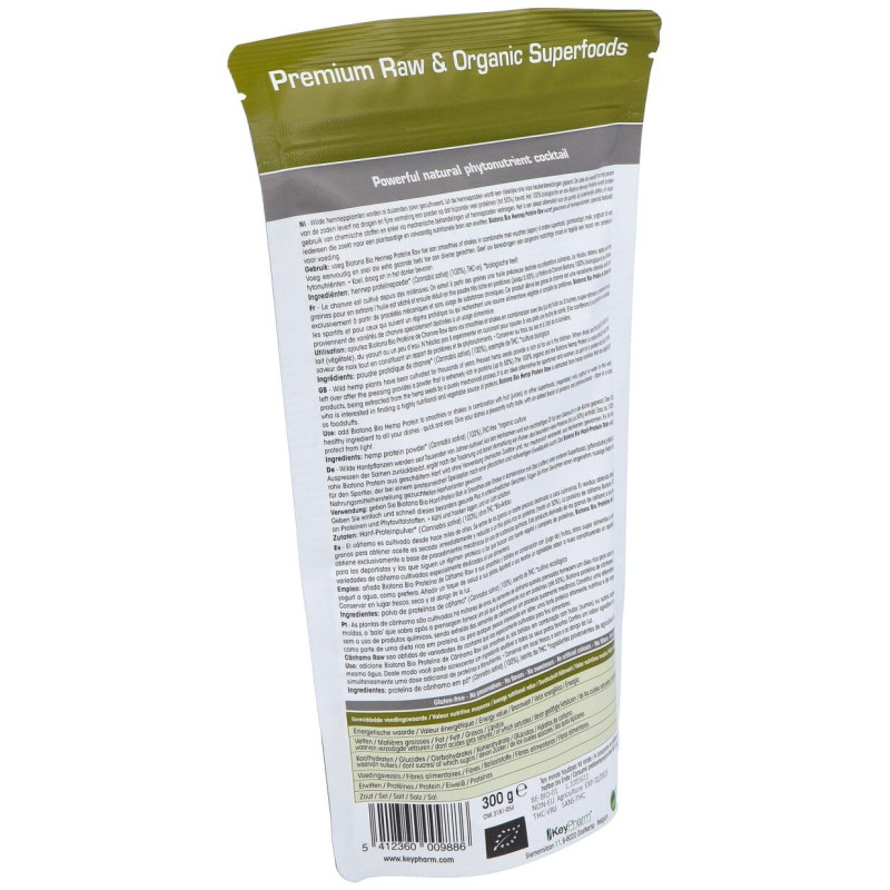 Hemp Protein Cañamo 300Gr. Bio