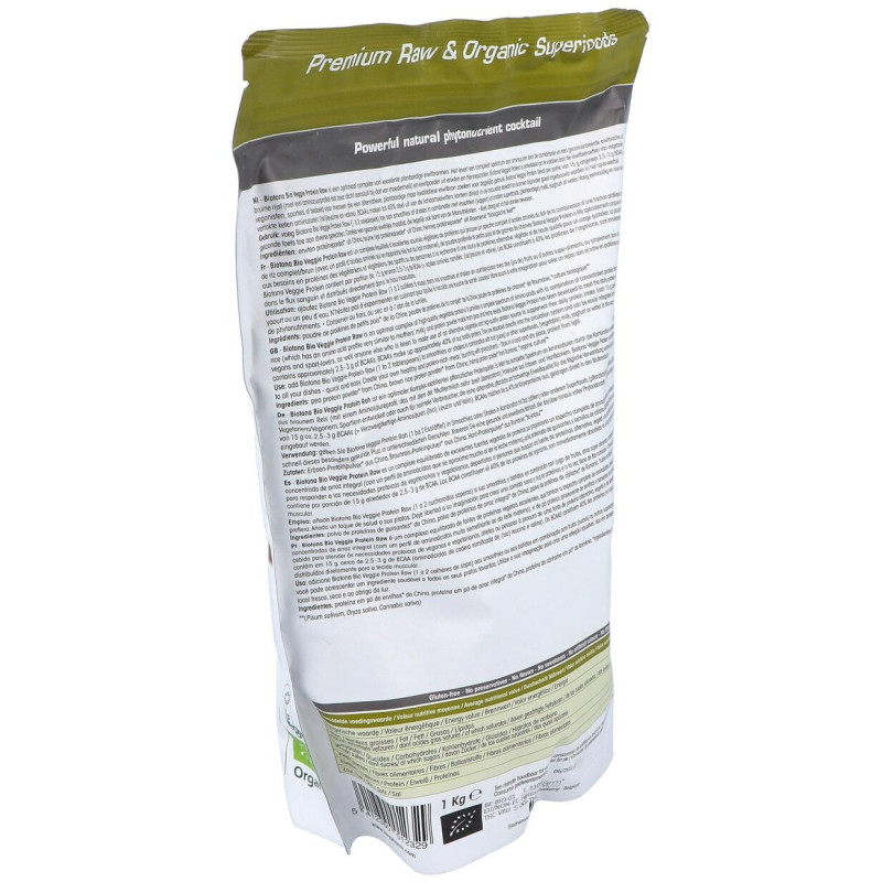 Veggie Protein Raw 1Kg. Bio