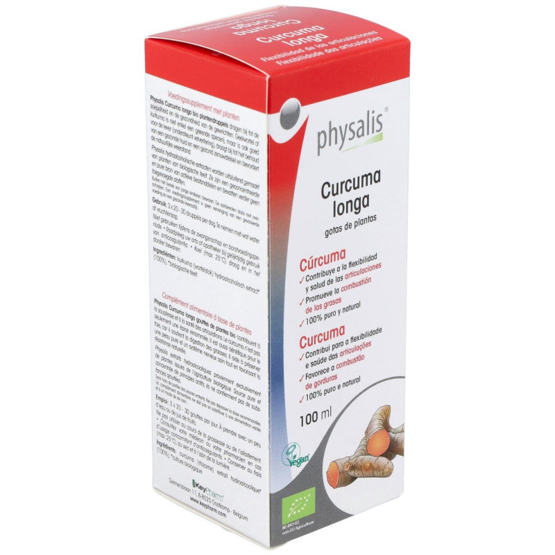 Curcuma Longa Extracto 100Ml. Bio