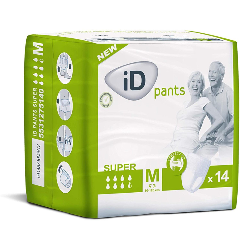 Braga Pañal Inc Orina - Id Intime Pants Super (T- M 12 U)