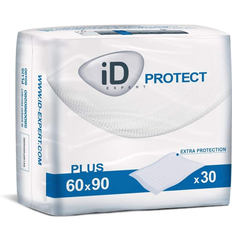 Protector De Cama - Id Expert Protect (30 Unidades Plus 90 Cm X 60 Cm)