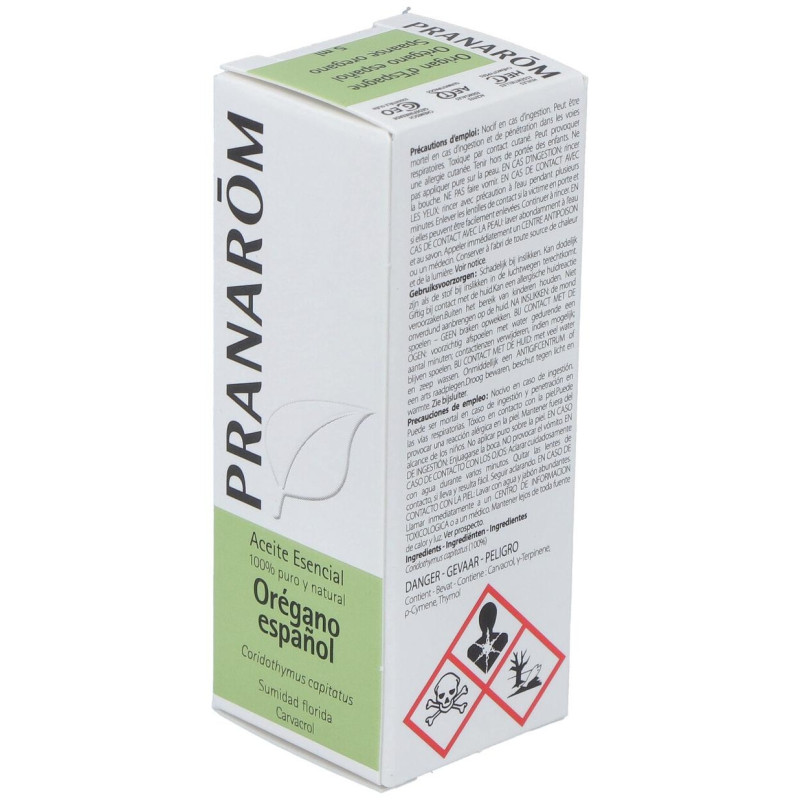 Pranarôm Aceite Esencial Orégano Español 5ml - Pranarom