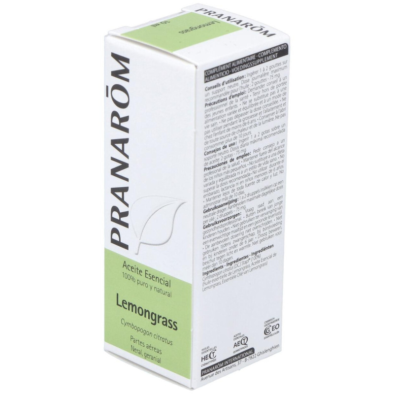 Pranarôm Aceite Esencial de Lemongrass 10ml - Pranarom