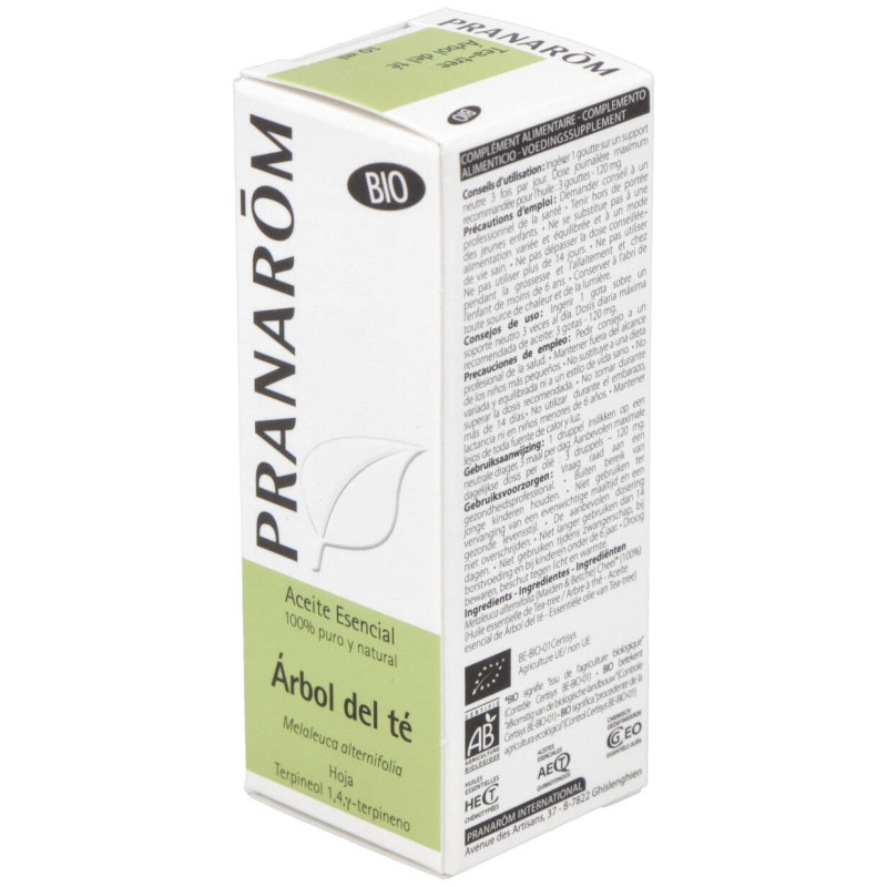 Pranarôm Aceite Esencial de Árbol de Té Bio 10ml - Pranarom