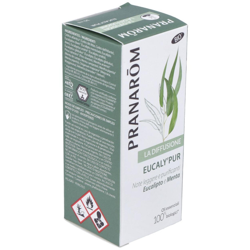Pranrom Eucalypur Aceite Difusión, 30 ml - Pranarom