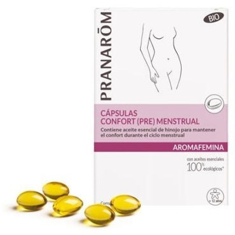 Pranarôm Aromafemina Confort Premenstrual 30caps - Sin Marca