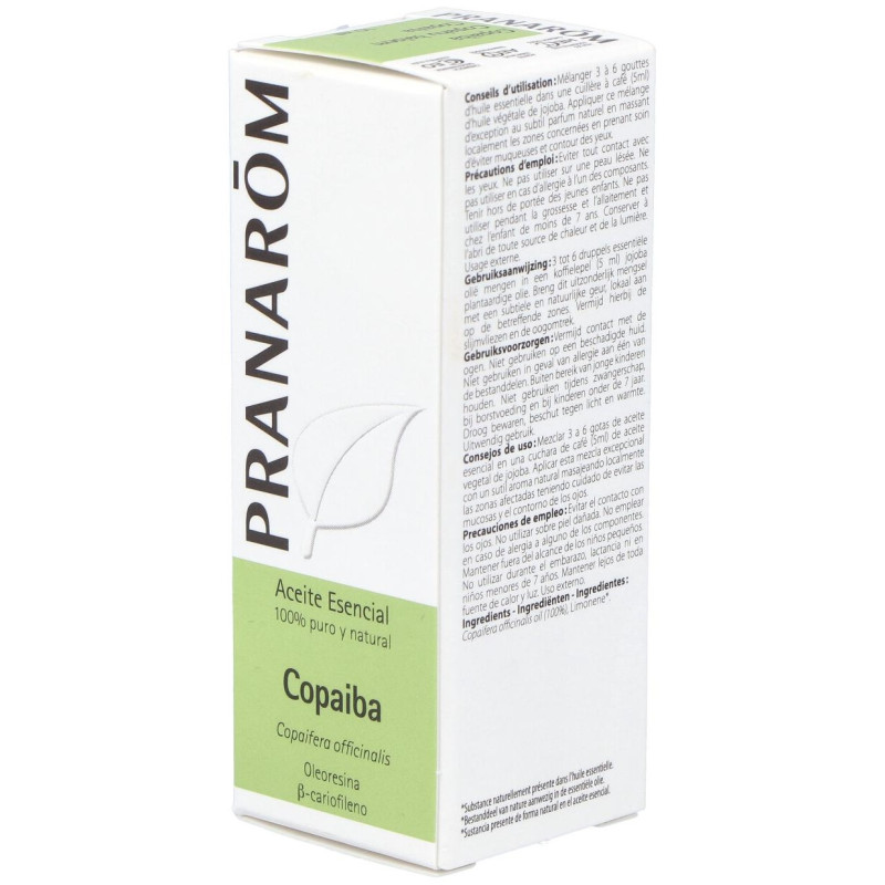 Pranarôm Aceite Esencial de Bálsamo de Copaiba 10ml - Pranarom