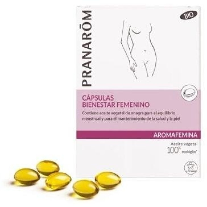 Pranarôm Aromafemina Cápsulas Bienestar Femenino Bio 30caps - Sin Marca