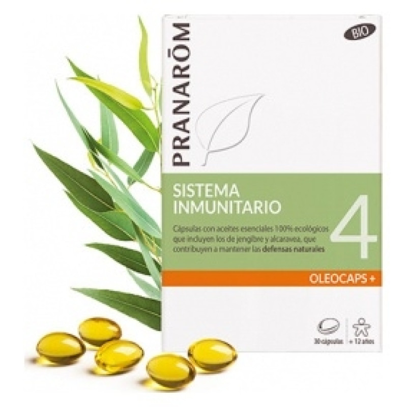 Pranarôm Oleocaps+ 4 Sistema Inmunitario Bio 30caps - Oleocaps