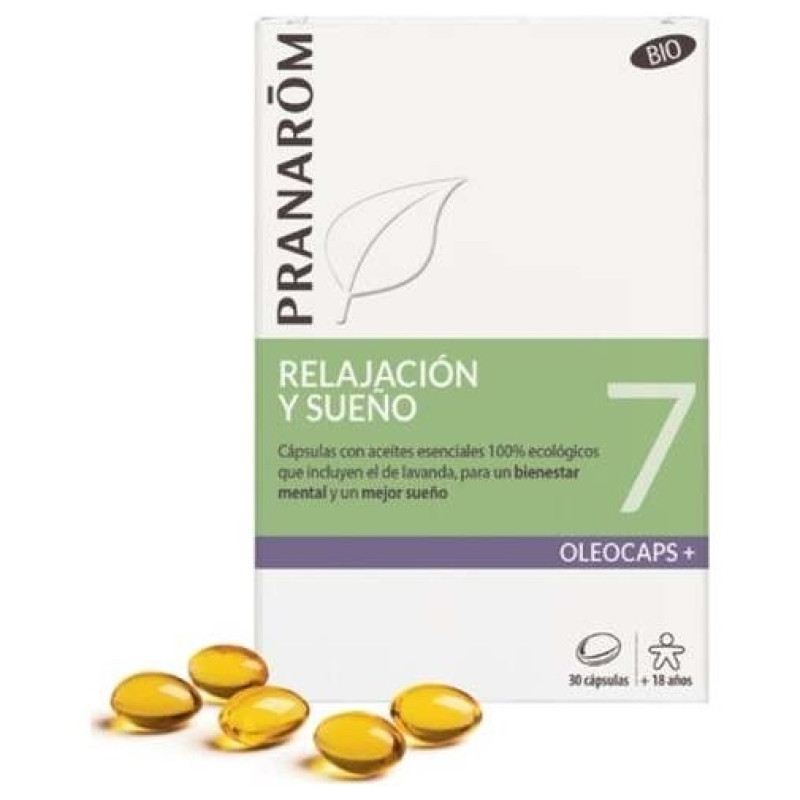 Pranarom Oleocaps Relajación y Sueño Bio 30 Cápsulas - Oleocaps