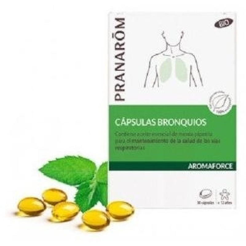 Pranarom Eubiarom Bio Cápsulas Bronquios 30 Cápsulas - Aromaforce