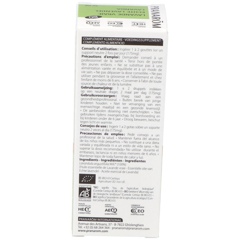 Lavanda Aceite Esencial Bio 30Ml.