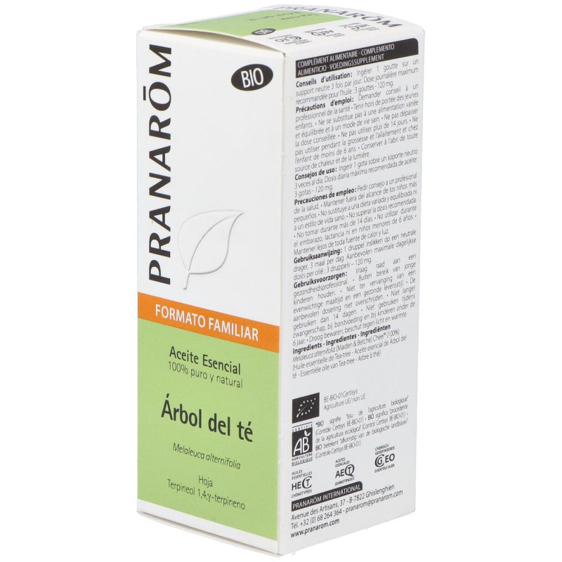 Arbol del Te Hoja Aceite Esencial Bio 30ml - Pranarom