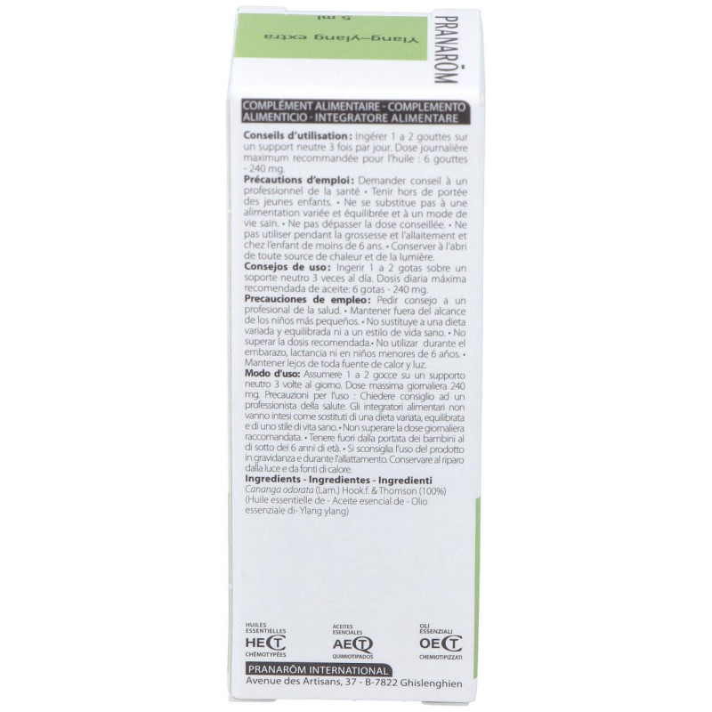 Ylang - Ylang Extra Aceite Esencial 5ml - Pranarom