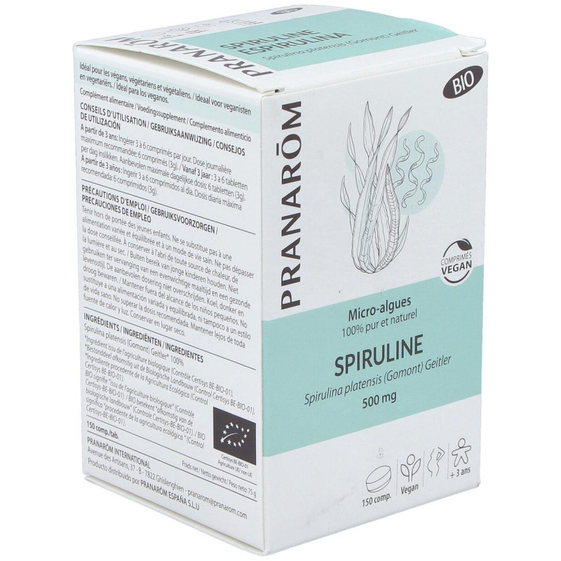 Espirulina Micro Algas 150Comp. Bio Vegan