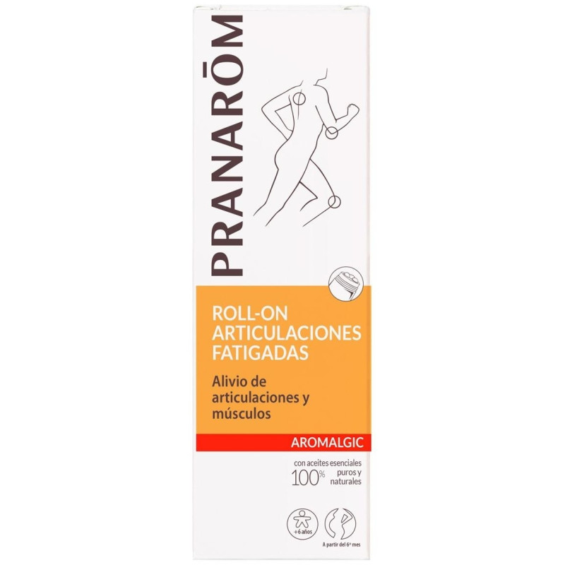 Pranarôm Gel para el Dolor Articular y Muscular Aromalgic en Roll - On Bio 75ml - Aromalgic