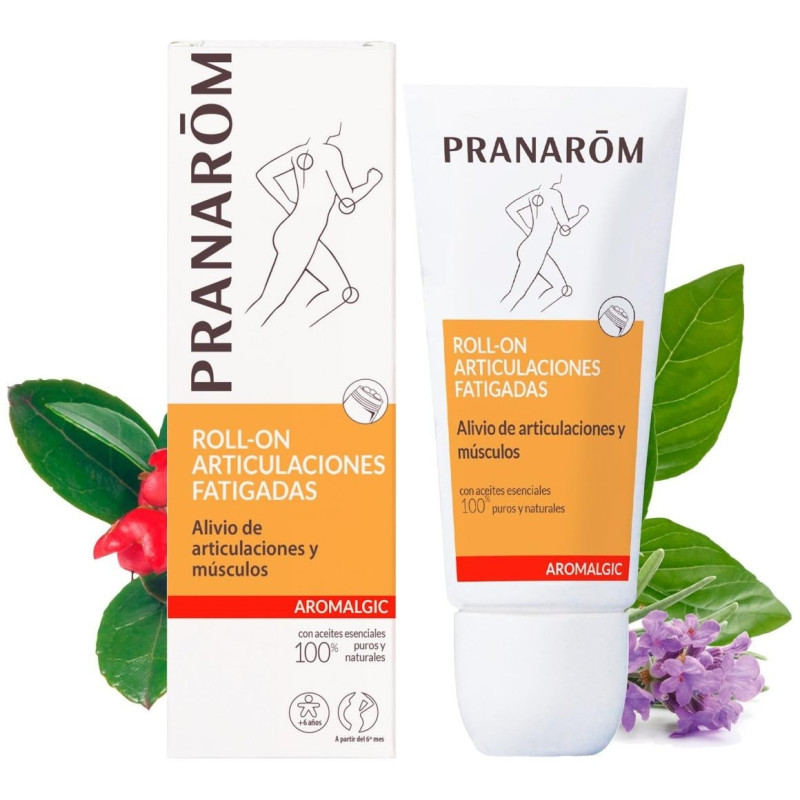 Pranarôm Gel para el Dolor Articular y Muscular Aromalgic en Roll - On Bio 75ml - Aromalgic
