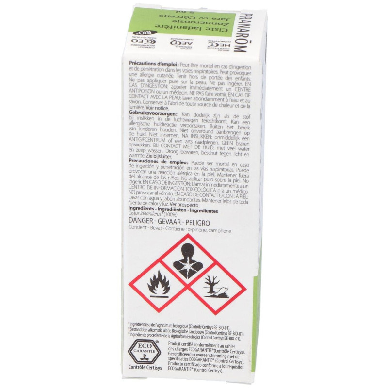 Pranarôm Aceite Esencial De Jara Cv Córcega Bio 5Ml