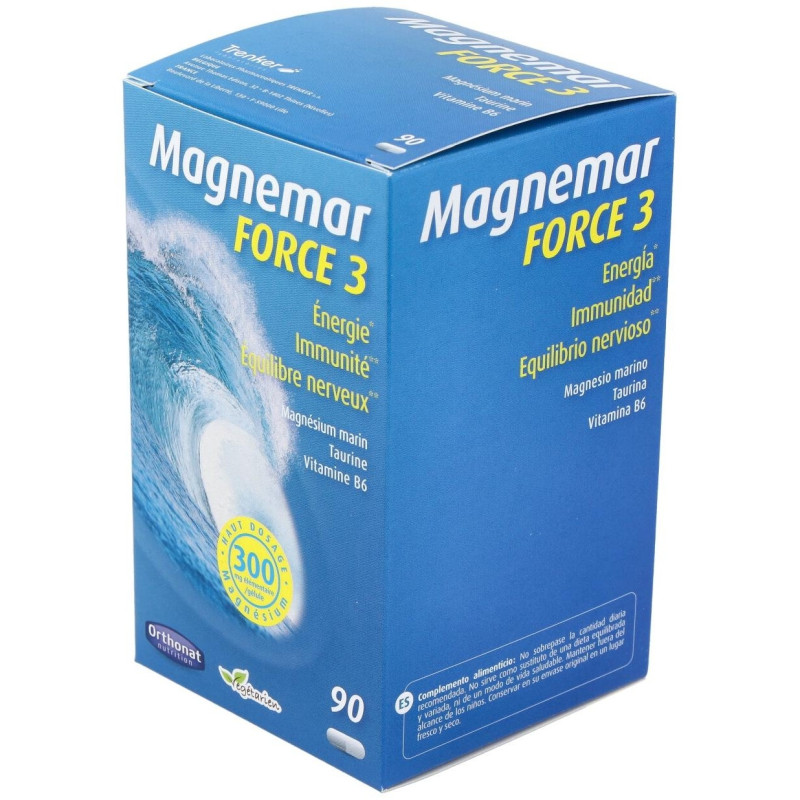 Magnemar Force 3 90 Caps Energía y Vitalidad - Orthonat