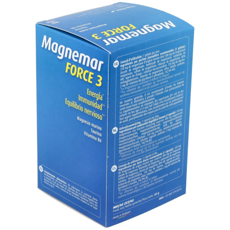 Magnemar Force 3 90 Caps Energía y Vitalidad - Orthonat