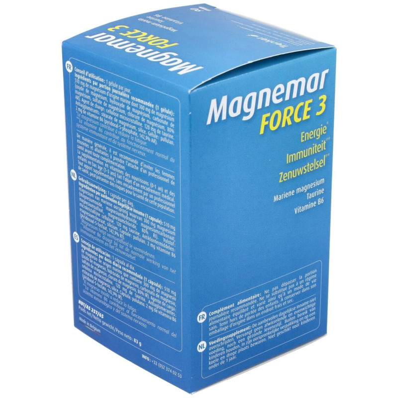 Magnemar Force 3 90 Caps Energía y Vitalidad - Orthonat