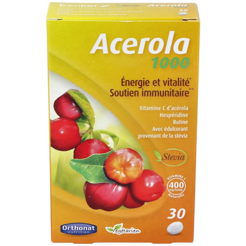 Acerola 1000mg.30comp - Orthonat