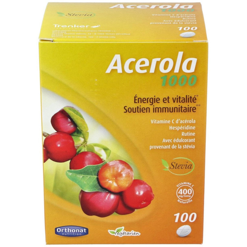 Acerola 1000mg.100comp - Orthonat