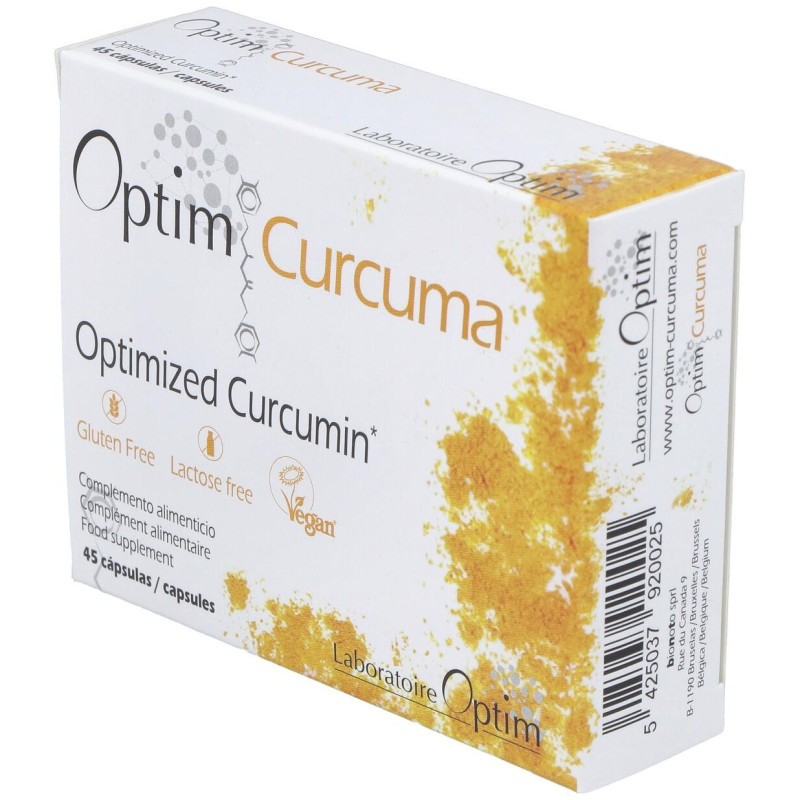 Optim Curcuma Suplemento Alimenticio 45 Cápsulas - Optim Laboratoire