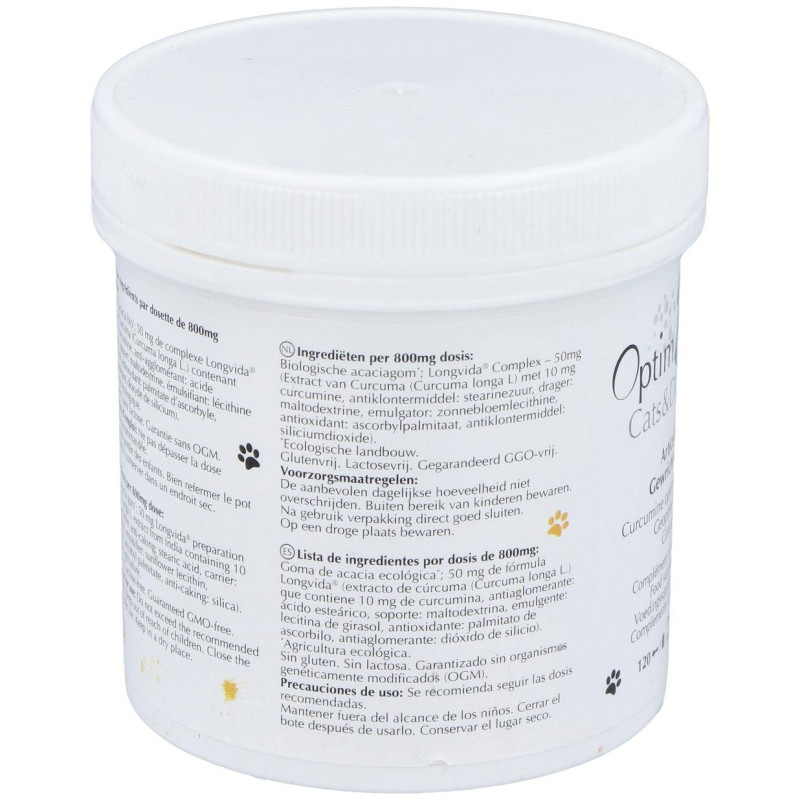 Optim Curcuma Cats Y Dogs Polvo 96Gr.
