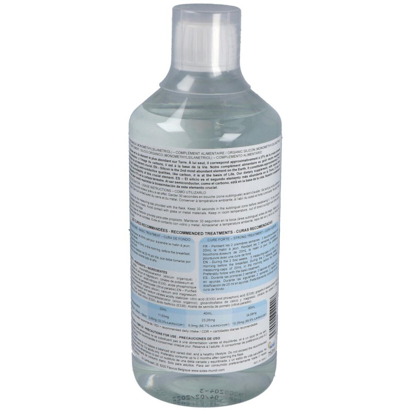Si+ Silicio Organico 750ml - Soles Mundi