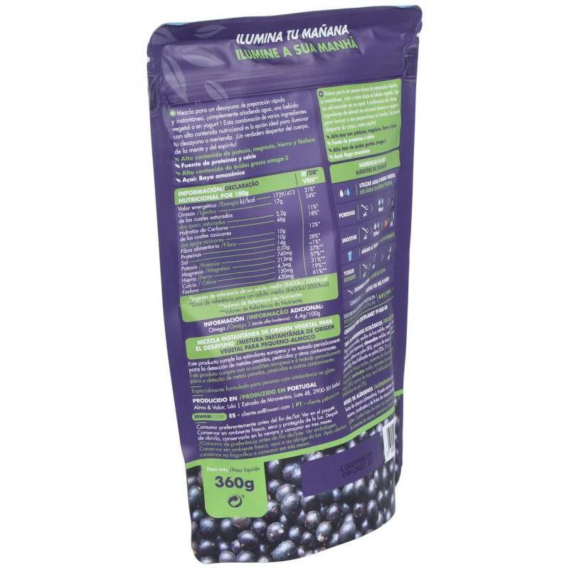 Despertar Buda Acai Fresa Plat 360g - Iswari