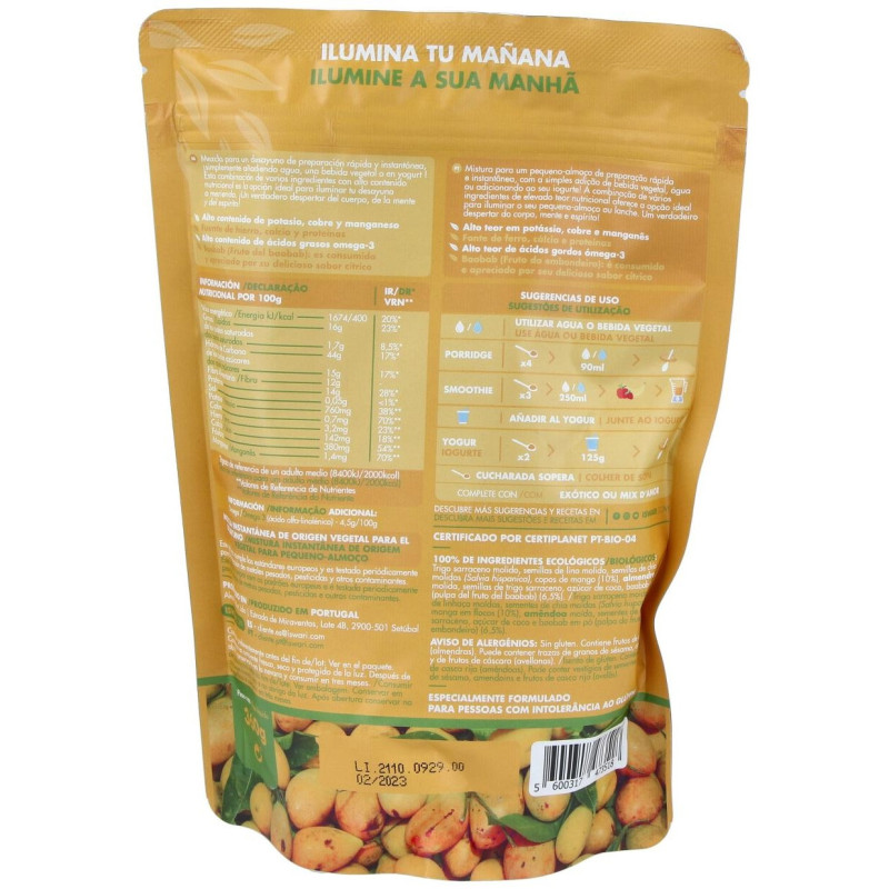 Despertar de Buda Mango - Baobab 360gr. Bio - Iswari