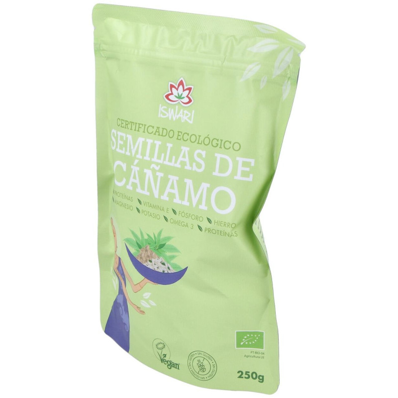 Semillas de Cañamo sin Cascara 250gr. Bio - Iswari