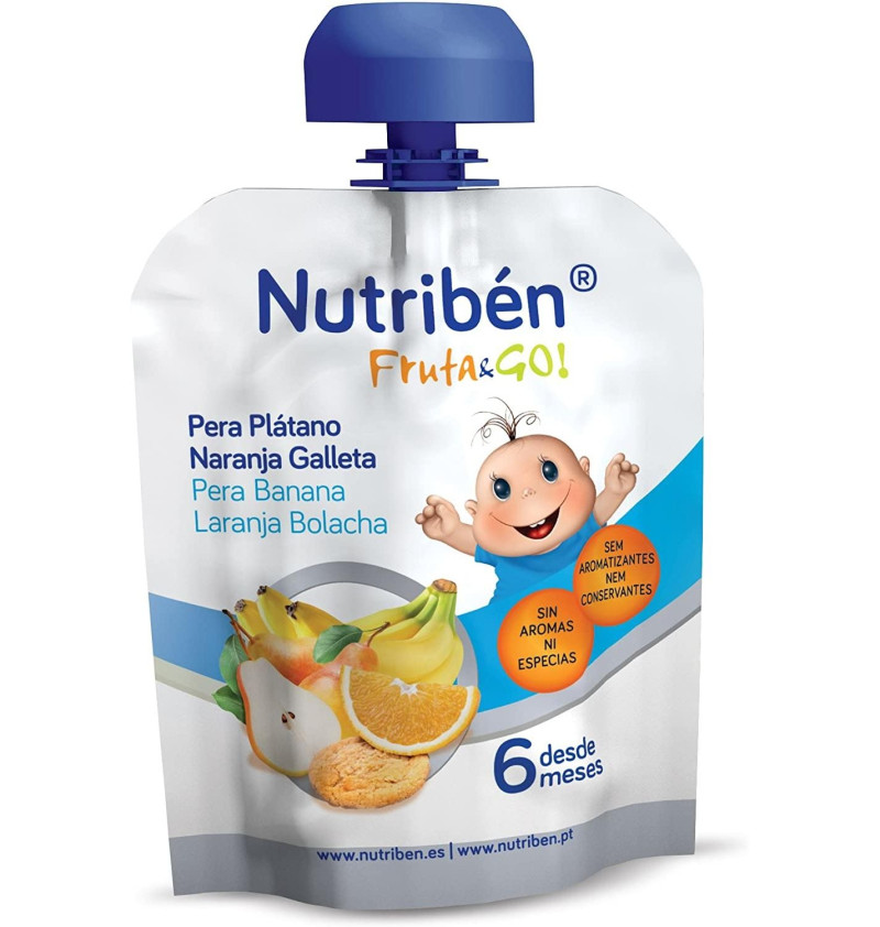 Nutriben Fruta & Go Galletas Pera Platano Naranja - Alter Farmacia S.a