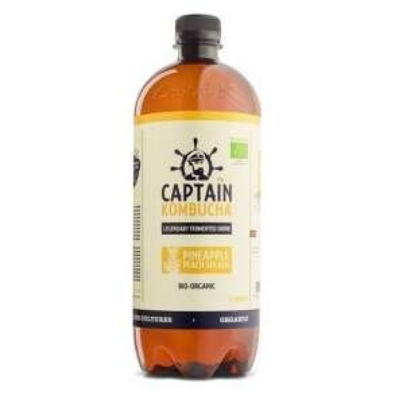 Captain Kombucha Piña Y Melocotón 1L