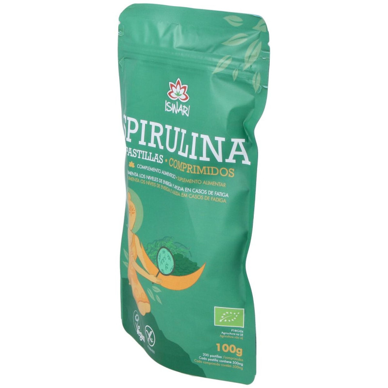 Spirulina Superalimento 200comp. Bio 2 - Iswari